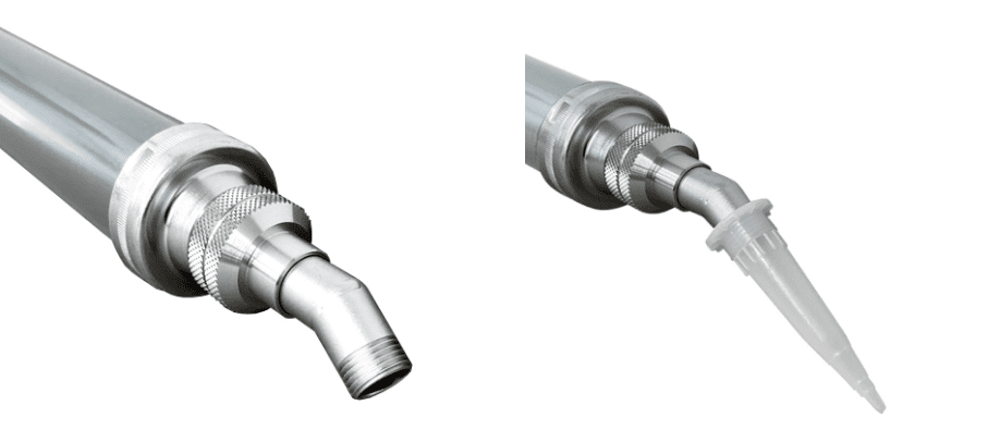 J1アダプター＋カートノズル用曲りジョイント