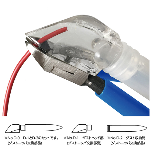 ダストヘッド（ビス付） 113ダストニッパ用